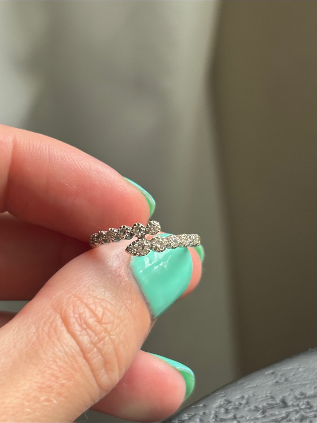 White Gold And Diamond Ring From Saks Off 5th — image 2 of 8